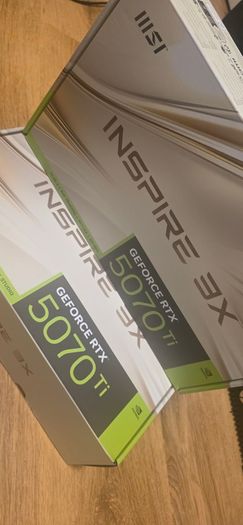 NEW Rtx5070 ti msi inspire 3x brand new ddr7 16gb