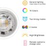 GU10 LED Bulbs, 5W Dimmable Colour Changing Spot Light Bulb with Remote, RGB+ Warm White (2700K), Timing, Double Memory (4 Pack) [Energy Class A+] Image 7