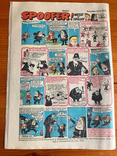 Comic: 'Sparky' no. 514 (23/11/1974)