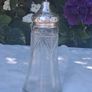 Late Victorian Sterling Silver And Cut Glass Sugar Sifter Image 2