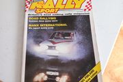 Book Car Rally Sport Britain Old Car Magazine oct 1984  van truck vintage display decor book