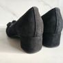 Gabor ladies shoes pumps hooty bow suede leather black RRP 105 euro size UK 4.5 EU 37.5 perfect for back to school new & boxed Image 5
