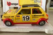Renault 5 Alpine Scale 1/24 Burago Rare