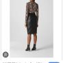 Whistles - Kel Genuine Leather Pencil Skirt - Black - UK 8 - BNWT RRP 249 Image 10
