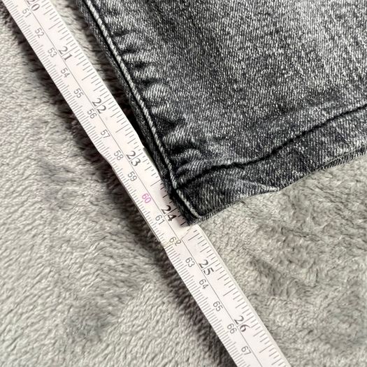 Levi's 512 Tapered Jeans Slim Fit - Premium Big E W34 L24 Washed Black/Grey