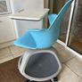 Swivel Node Laptop Office Student Chair With Desk Image 3