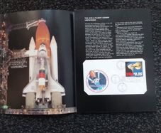 USA Stamps : NASA : 25th Anniversary - The STS-8 Challenger Flight Cover - " Space Mail " - 1983