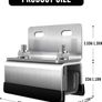Van Roof Rack Mount Kit, Mushroom Head Holder Roof Rack Brackets, Image 5