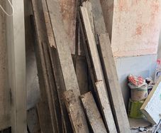 Broken floorboards/scrap wood