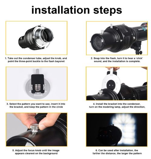 Soonpho Optical Conical Snoot with Bowens Holder for Photography