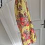 Yellow Floral Infinity scarf Image 2