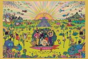 The Beatles - Vintage Yellow Submarine - Rare Mini Print/Poster