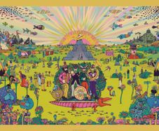 The Beatles - Vintage Yellow Submarine - Rare Mini Print/Poster