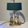 Vintage French Bouillotte Table Lamp Brass Image 3