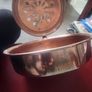 Victorian copper and brass  warming pan. Image 6