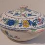 Fabulous Vintage Masons Ironstone Lidded Two Handled Round Shaped Tureen or Vegetable Dish in the Regency Pattern - Unusual Shaped Piece, Circa 1940 Image 5