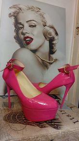 Pink High Heels Size 10 - 11