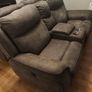 Luxury 2-Seater Electric Recliner Sofa with Console Image 2