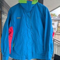 Vintage Columbia 90s Rainbow Puffer Ski Coat Lined Jacket