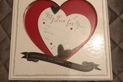 valentines decorative plaque  &amp; personalised heart