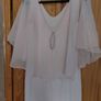 Villa cream summer capelet  top (free postage) Image 4