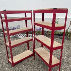 metal shelving unit