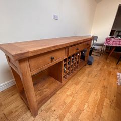 Solid wood sideboard
