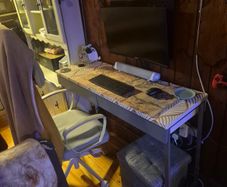 Mini Pc, Curved Monitor Chair & Desk (including keyboard and wireless mouse)