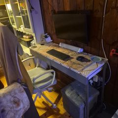 Mini Pc, Curved Monitor Chair & Desk (including keyboard and wireless mouse)