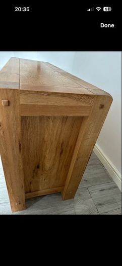 Solid oak sideboard