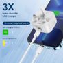 iPhone Fast Charger Plug and Cable New Apple iPhone USB C to Lightning Wire and Plug 20W Fast Charge for iPhone 14/14 Pro/13/13 Pro/12/12 Pro/11/SE/10/8,iPhone USB Type C Charging Plug and Lead Image 3