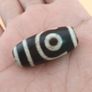 Himalayan Tibetan Beautiful 2 Eyes Vintage Agate Dzi Bead Amulet Image 10