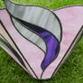 Vintage Tiffany style Stained Glass Light Shade 15" x 11" Image 5