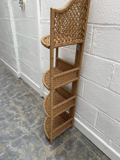 3 Cornered Wicker Planter