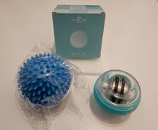 Brand New Fitness & Rehab Bundle: Gyroball + Spiky Massage Ball