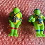 Vintage 1990s Teenage Mutant Ninja Turtles Fridge magnet figures Image 6