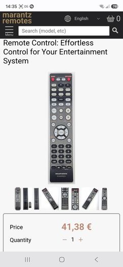 Marantz - Remote Control - RC003PMCD