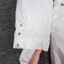 Alexo Vintage White Belted Longline Ruffle Hem Puffer Coat 10-12UK/40EU Image 8