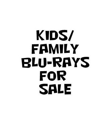 Kids / Family Blu-Rays For Quick Sale