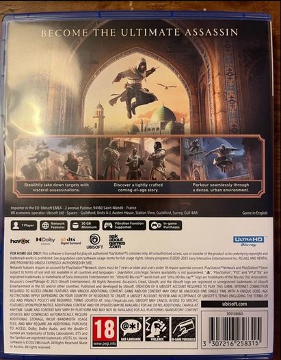 Assassins Creed Mirage PS5