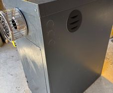 Warmflow outside oil burner
