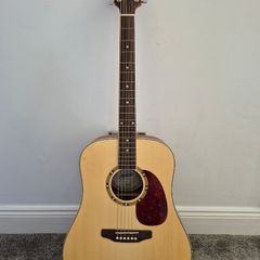 Acoustic Guitar with built in tuner, bag & accessories