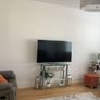 TV table - chrome legs with 3 glass shelves Image 3
