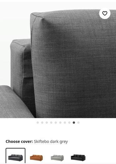 Three-seat sofa-bed