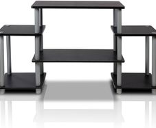 NEW SALE | No Tools Entertainment Center, TV Unit, TV Stands, Black/Grey,105.4 (W) x 58 (H) x 29.5 (D)
