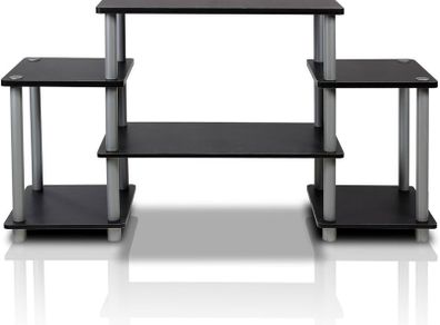 NEW SALE | No Tools Entertainment Center, TV Unit, TV Stands, Black/Grey,105.4 (W) x 58 (H) x 29.5 (D)