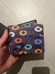 Retro vinyl wallet