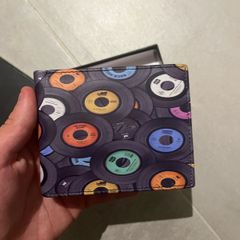 Retro vinyl wallet