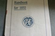 Vintage 1932 Acc Bank Handbook