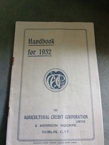 Vintage 1932 Acc Bank Handbook